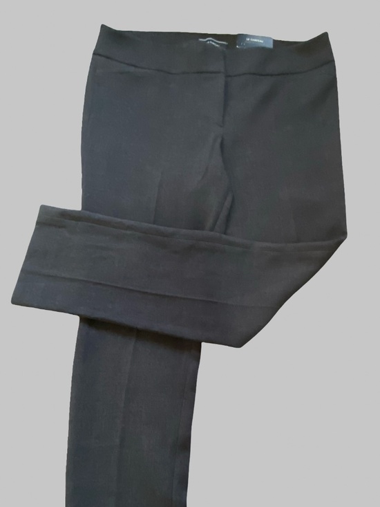 Le Chateau Charcoal Grey Modern Lean Fit Straight Leg Stretch Knit Pant-Sz 16 - Picture 1 of 12